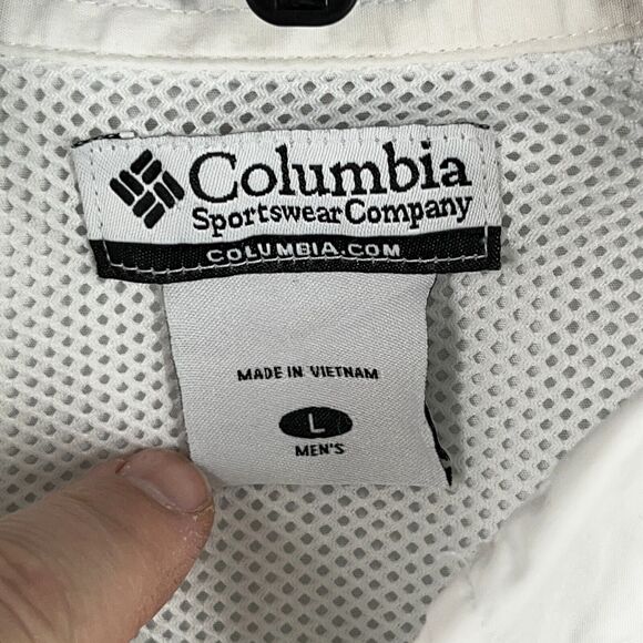 Clemson University Shirt Mens L White Columbia PFG Fishing Tiger College Alumni - Picture 4 of 10